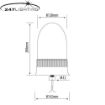 Picture of Amber Single Bolt Rotating Bulb Beacon