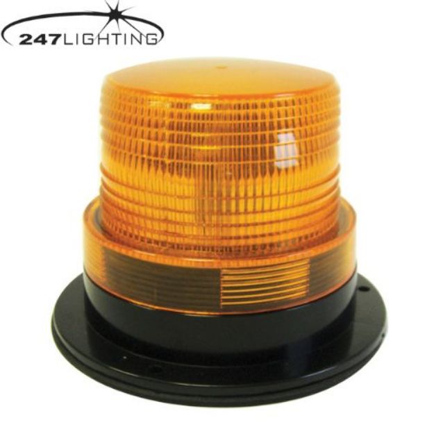 Picture of Amber 3 Bolt Mini Xenon Beacon