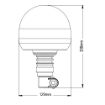 Picture of Amber LED Flexi Pole Mount Compact Adventure Beacon 