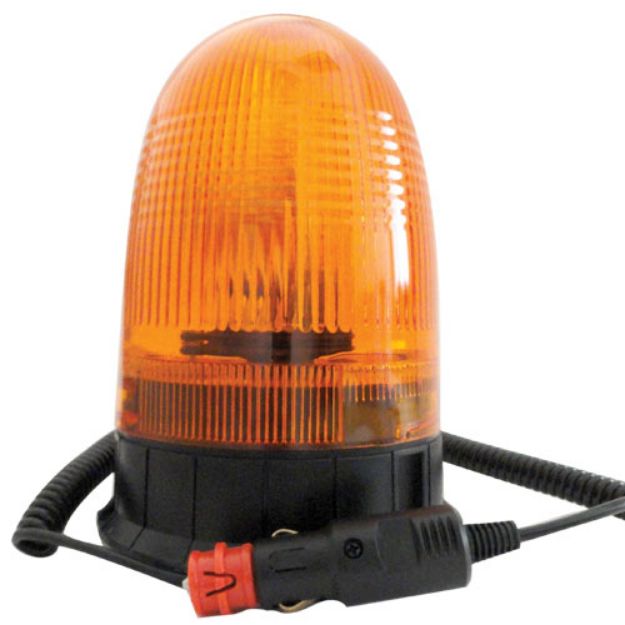 Picture of Amber Magnetic Rotating Bulb Beacon