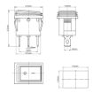 Picture of Waterproof Mini Switch Red | 13.2*20.9mm