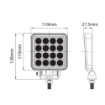 Picture of 4" LED Square Reverse Lamp