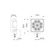 Picture of 4.4" LED WORK LAMP | 54W | CA 5739