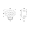Picture of 6" LED Oval Spot Work Lamp 