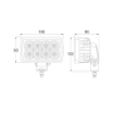 Picture of 6" LED Rectangular Adjustable Explorer Work Lamp
