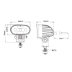 Picture of 3" LED Oval Mini Work Lamp