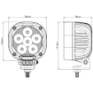 Picture of 4" LED Square Explorer Work Lamp