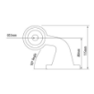Picture of 90° LED Stalk Lamp | Right