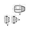 Picture of LED Head Light | Left | LHD | CA 6168 L