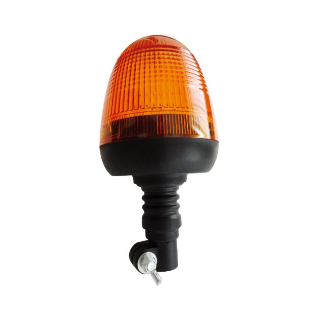 Picture of Amber Pole Mount Rotating Bulb Beacon